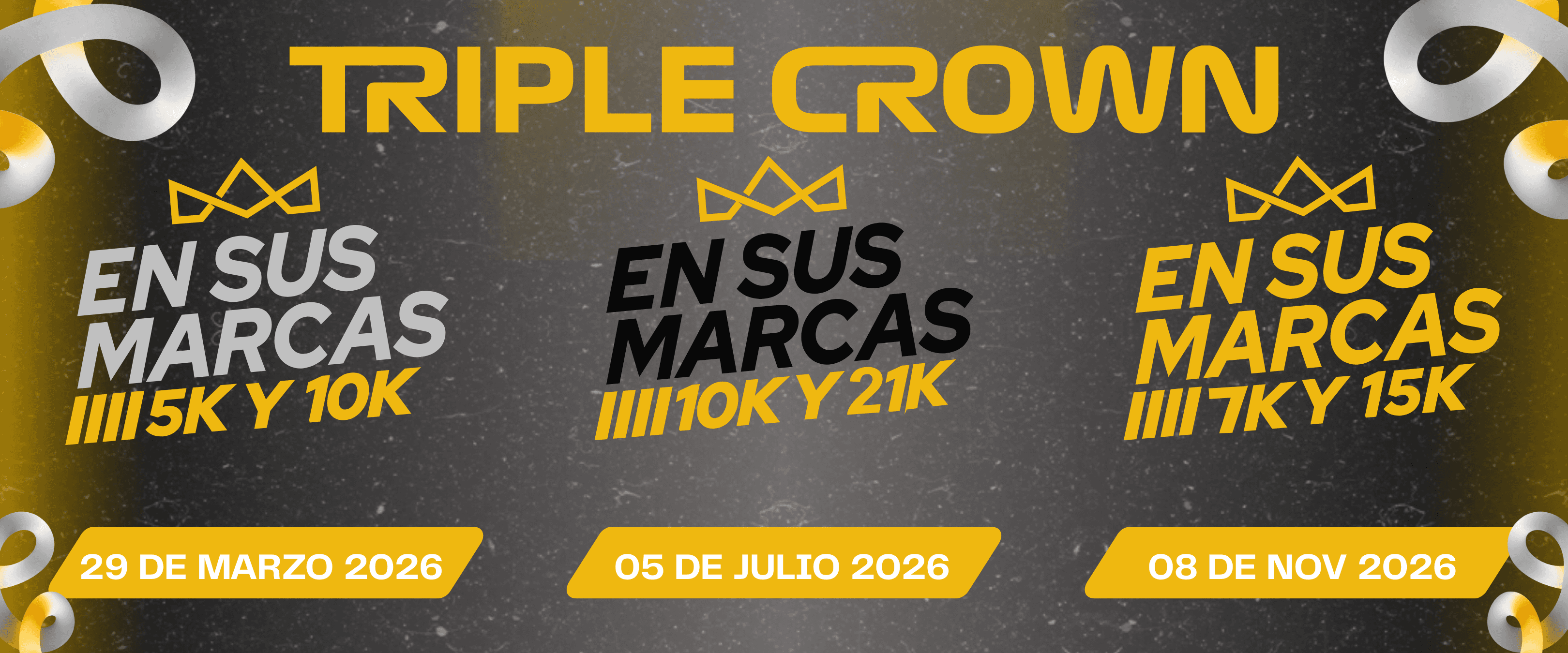 EN SUS MARCAS 10K Y 21K